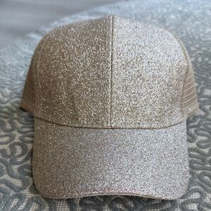 Sparkly Gold Glitter Cap